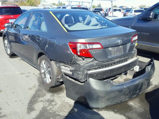 4T1BF1FK6EU751038 - 2014 TOYOTA CAMRY L GRAY photo 3