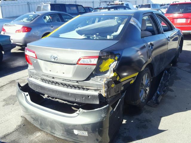 4T1BF1FK6EU751038 - 2014 TOYOTA CAMRY L GRAY photo 4