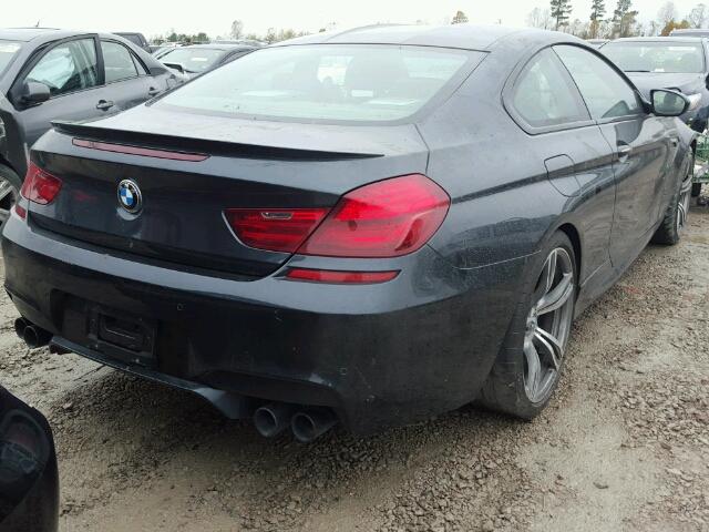 WBSLX9C52ED160216 - 2014 BMW M6 BLACK photo 4