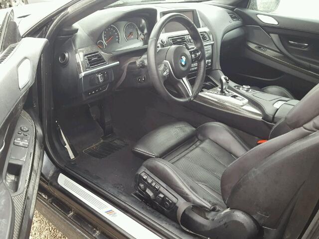WBSLX9C52ED160216 - 2014 BMW M6 BLACK photo 9