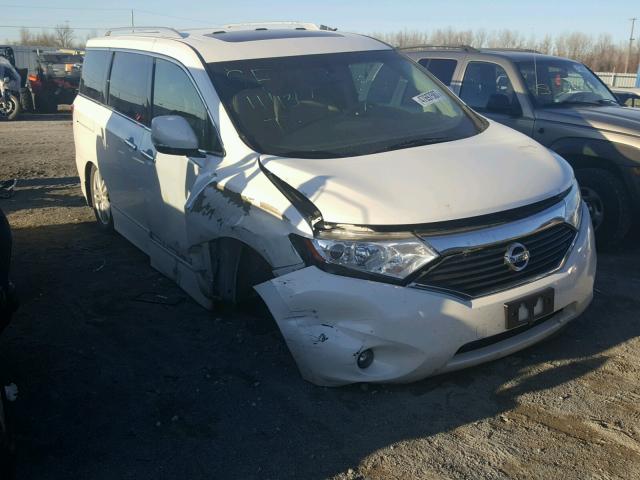 JN8AE2KP9C9047902 - 2012 NISSAN QUEST S WHITE photo 1