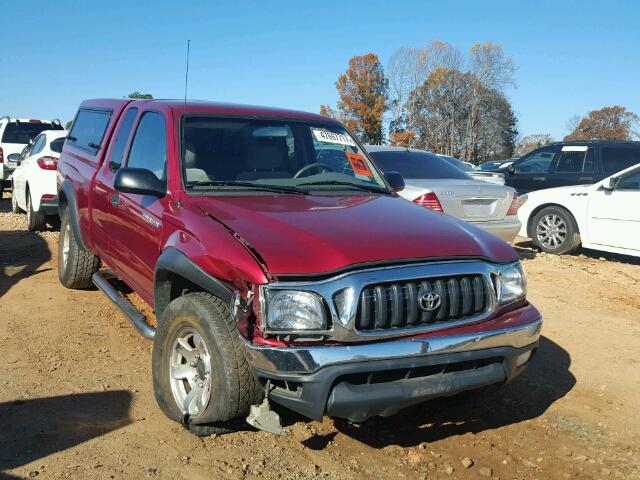 5TEWM72N63Z263355 - 2003 TOYOTA TACOMA XTR RED photo 1