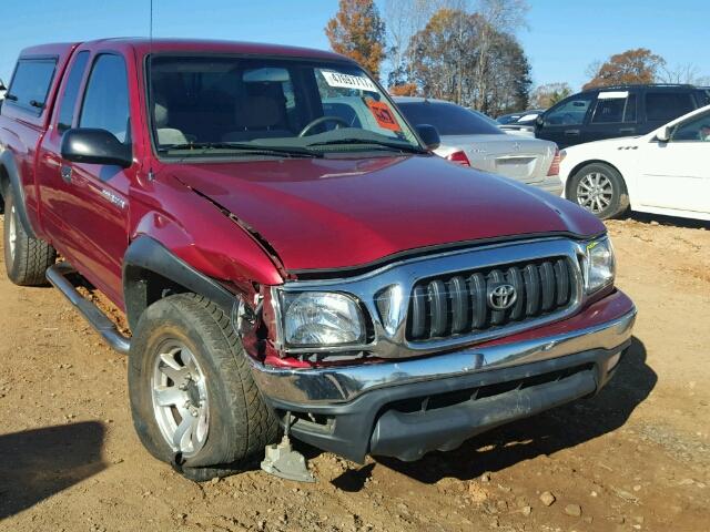 5TEWM72N63Z263355 - 2003 TOYOTA TACOMA XTR RED photo 9