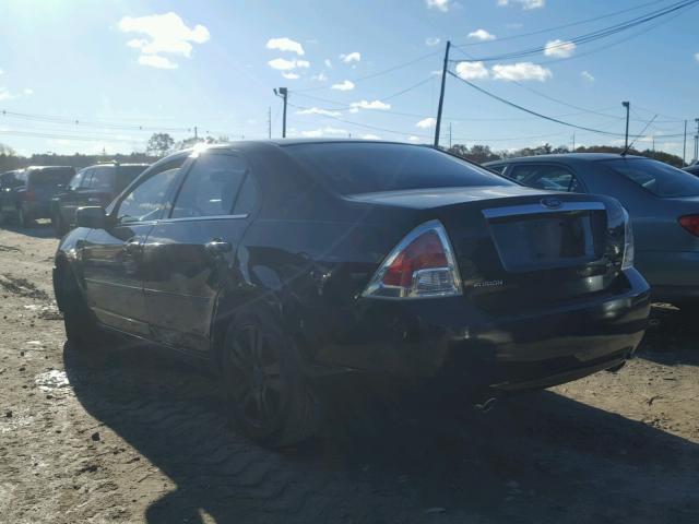 3FAFP08106R129440 - 2006 FORD FUSION SEL BLACK photo 3