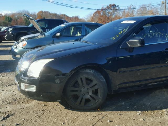 3FAFP08106R129440 - 2006 FORD FUSION SEL BLACK photo 9