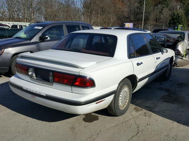 1G4HP52K3VH480131 - 1997 BUICK LESABRE CU WHITE photo 4