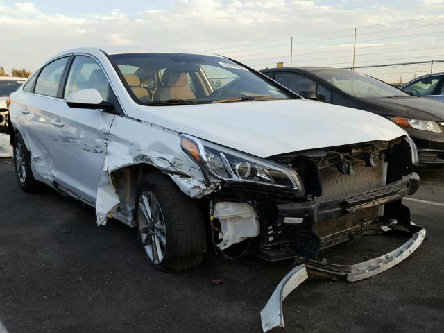 5NPE24AF9HH532713 - 2017 HYUNDAI SONATA SE WHITE photo 1