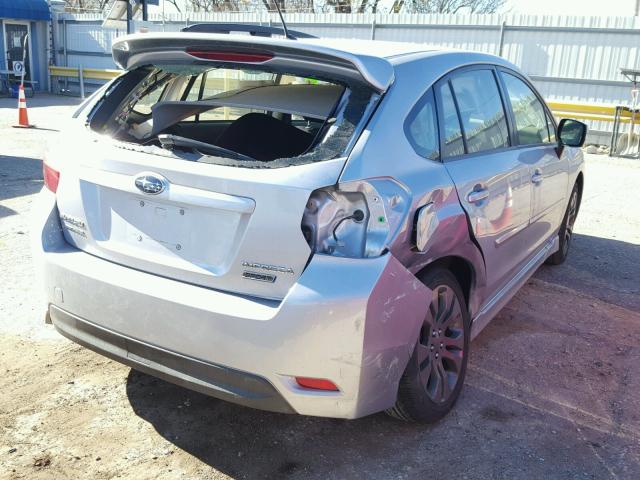 JF1GPAL61D1218308 - 2013 SUBARU IMPREZA SP SILVER photo 4