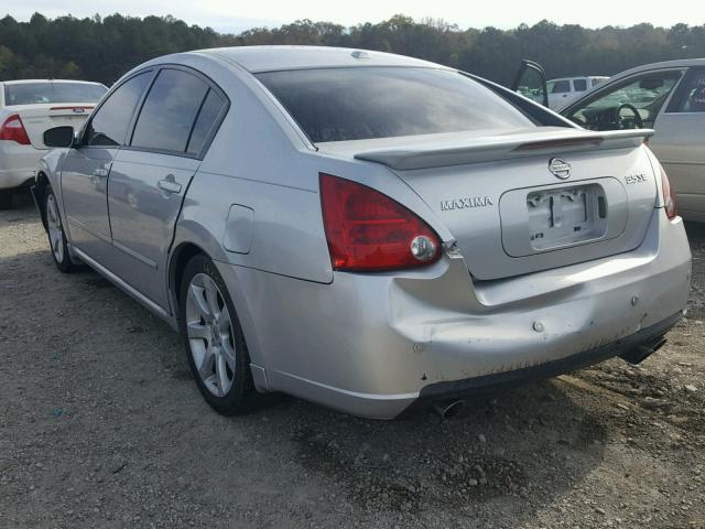 1N4BA41E27C861234 - 2007 NISSAN MAXIMA SE SILVER photo 3