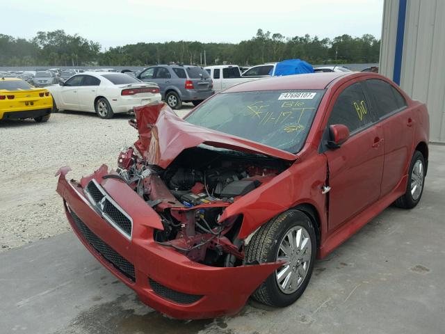 JA32U2FU9EU015047 - 2014 MITSUBISHI LANCER ES/ RED photo 2