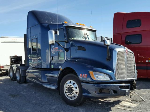 1XKADP9X7DJ346441 - 2013 KENWORTH CONSTRUCTI BLUE photo 1