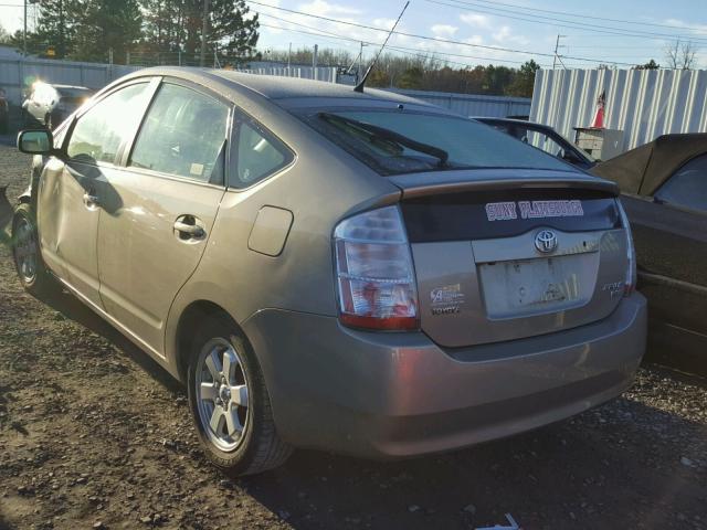 JTDKB20UX87805427 - 2008 TOYOTA PRIUS GOLD photo 3