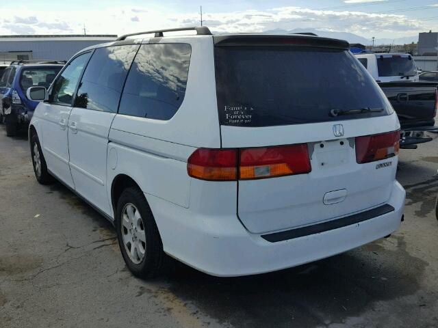 5FNRL18653B065395 - 2003 HONDA ODYSSEY EX WHITE photo 3