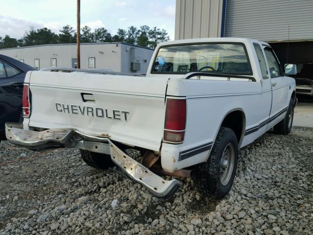 1GCCS14R4G2164291 - 1986 CHEVROLET S TRUCK S1 WHITE photo 4