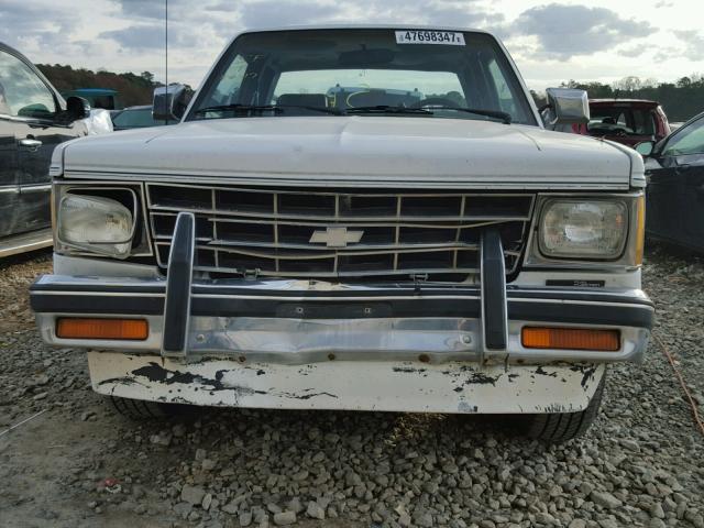 1GCCS14R4G2164291 - 1986 CHEVROLET S TRUCK S1 WHITE photo 9