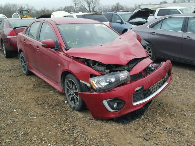 JA32V2FW6GU003858 - 2016 MITSUBISHI LANCER ES RED photo 1