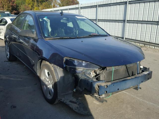 1G2ZG57B084205026 - 2008 PONTIAC G6 BASE BLUE photo 1