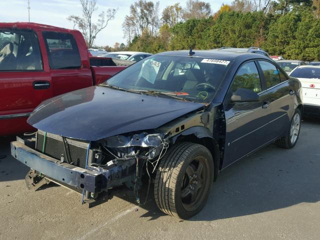 1G2ZG57B084205026 - 2008 PONTIAC G6 BASE BLUE photo 2