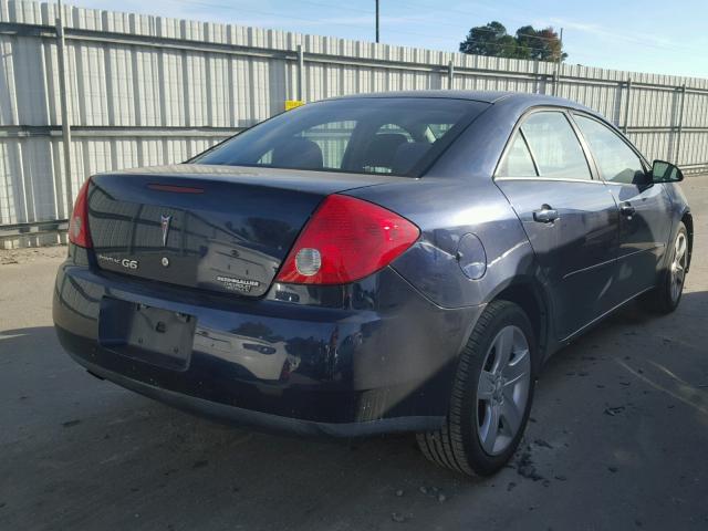 1G2ZG57B084205026 - 2008 PONTIAC G6 BASE BLUE photo 4