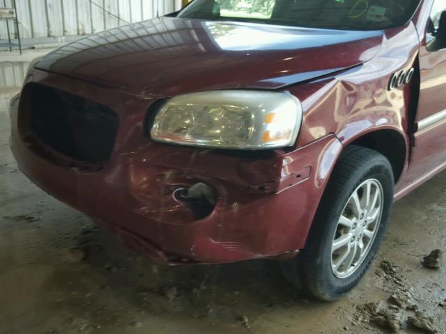 5GADV23LX5D245023 - 2005 BUICK TERRAZA CX BURGUNDY photo 9