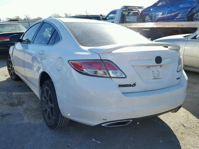 1YVHZ8CB9A5M40964 - 2010 MAZDA 6 S WHITE photo 3