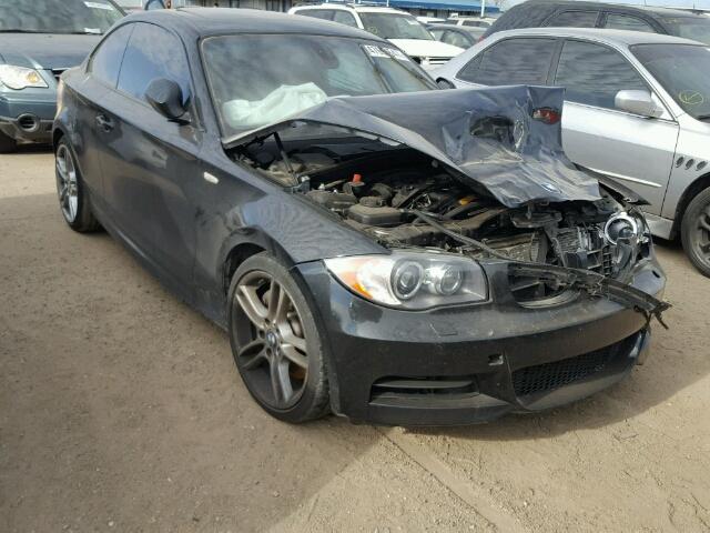 WBAUC9C56BVM09756 - 2011 BMW 135 I BLACK photo 1