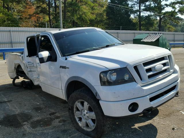 1FTPW14V77KD34498 - 2007 FORD F150 SUPER WHITE photo 1