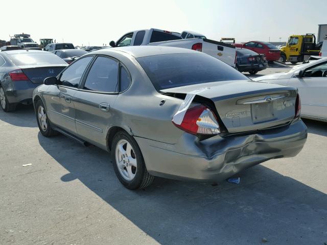 1FAFP53UX2G124570 - 2002 FORD TAURUS SE GREEN photo 3