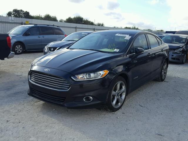 3FA6P0LUXDR336674 - 2013 FORD FUSION SE BLACK photo 2