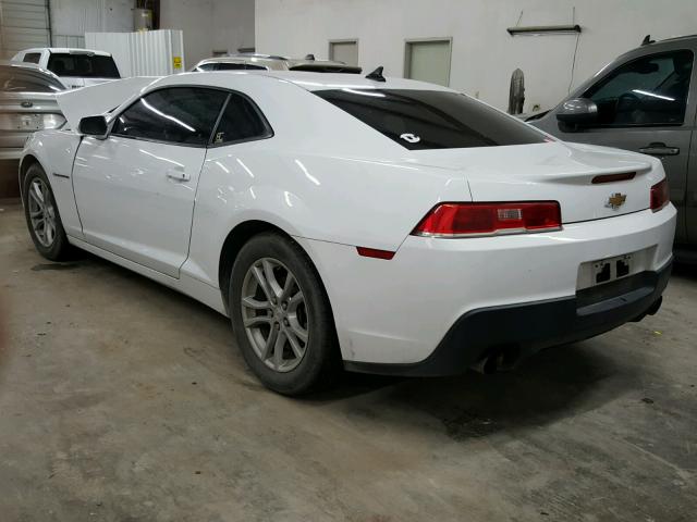 2G1FD1E37F9273046 - 2015 CHEVROLET CAMARO LT WHITE photo 3