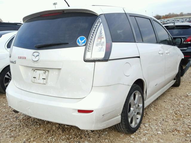 JM1CR2W3XA0363410 - 2010 MAZDA 5 WHITE photo 4