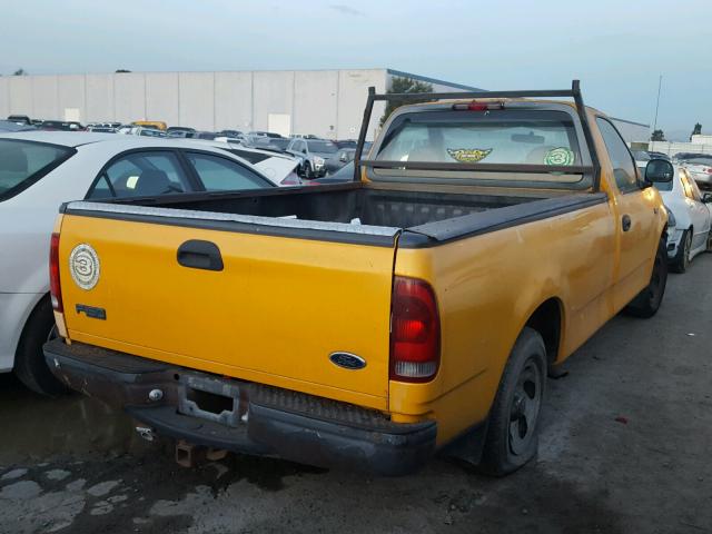 1FTDF1723VKD14976 - 1997 FORD F150 YELLOW photo 4