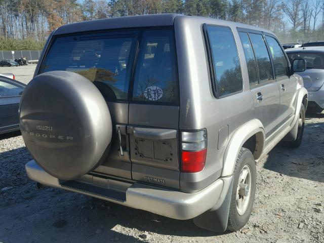 JACDJ58X627J05325 - 2002 ISUZU TROOPER S SILVER photo 4