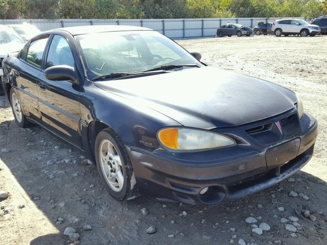 1G2NW52E43M724799 - 2003 PONTIAC GRAND AM G BLACK photo 1