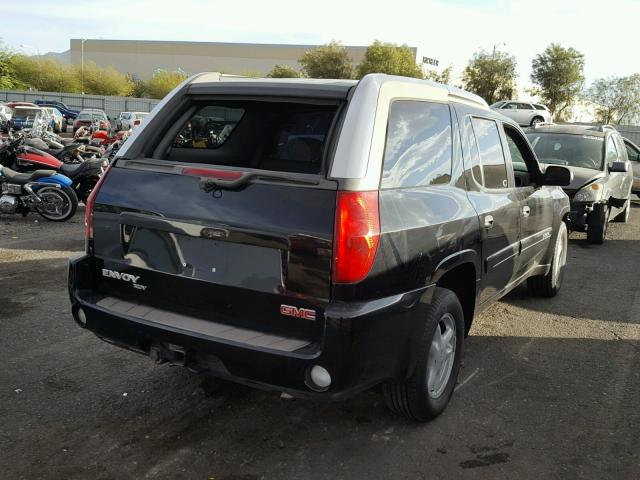 1GKES12S146216757 - 2004 GMC ENVOY XUV BLACK photo 4