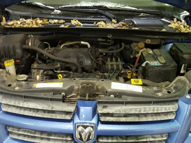 2D8HN44H08R760556 - 2008 DODGE GRAND CARA BLUE photo 7