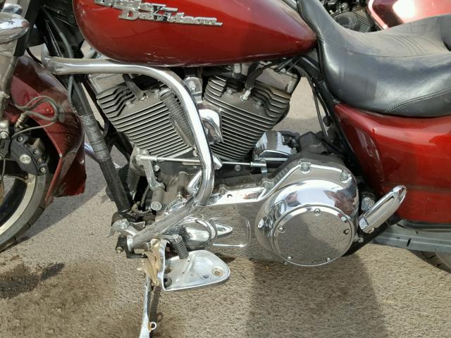 5HD1KB4A0AB665913 - 2010 HARLEY-DAVIDSON FLHX RED photo 9