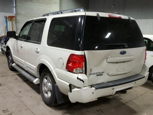 1FMFU20525LA97449 - 2005 FORD EXPEDITION WHITE photo 3