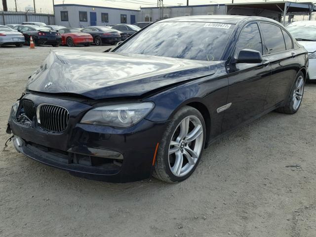 WBAKB8C59BCY65332 - 2011 BMW 750LI BLACK photo 2