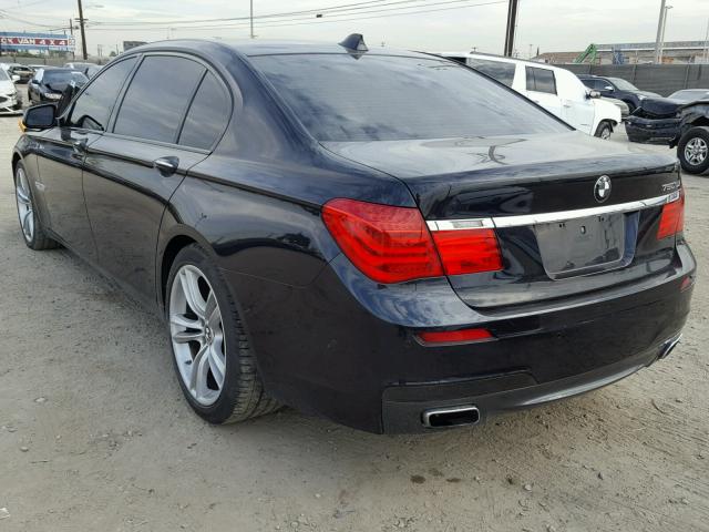 WBAKB8C59BCY65332 - 2011 BMW 750LI BLACK photo 3