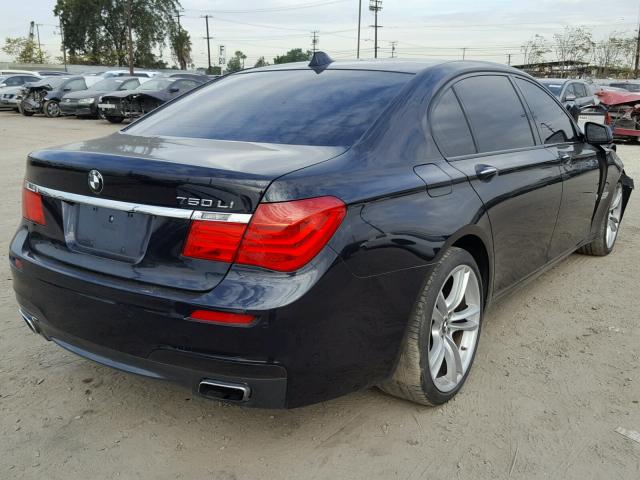 WBAKB8C59BCY65332 - 2011 BMW 750LI BLACK photo 4