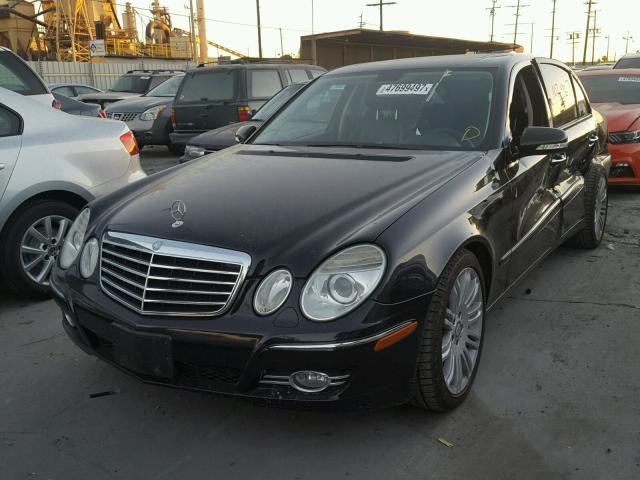 WDBUF56X98B195449 - 2008 MERCEDES-BENZ E 350 BLACK photo 2