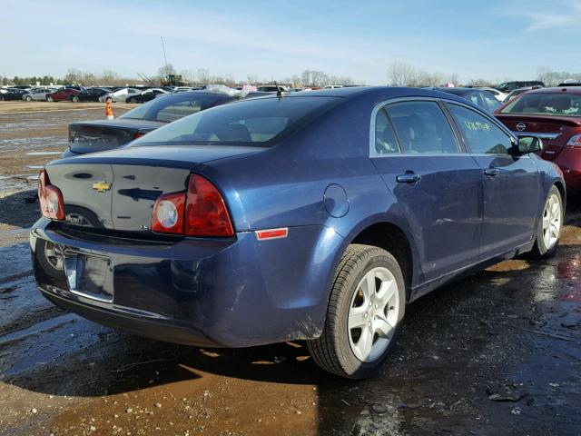 1G1ZG57B694208230 - 2009 CHEVROLET MALIBU LS BLUE photo 4