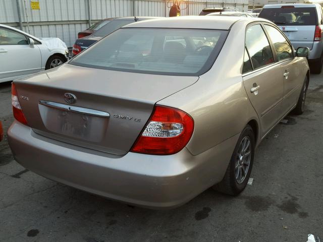 4T1BE32K13U701116 - 2003 TOYOTA CAMRY LE 棕色 照片 4