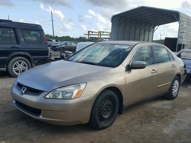 3HGCM56394G701414 - 2004 HONDA ACCORD LX GOLD photo 2