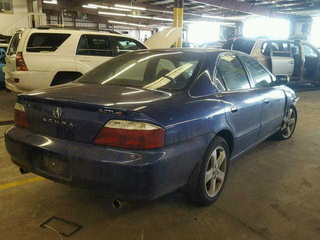 19UUA56853A031771 - 2003 ACURA 3.2TL TYPE BLUE photo 4