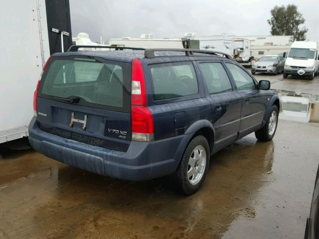 YV1SZ58D011003893 - 2001 VOLVO V70 XC BLUE photo 4