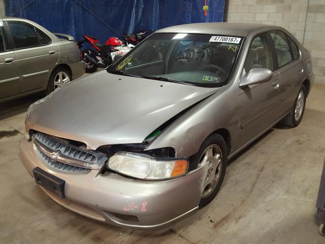 1N4DL01D5YC169974 - 2000 NISSAN ALTIMA XE BEIGE photo 2