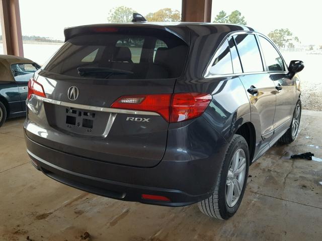 5J8TB3H36EL016251 - 2014 ACURA RDX BASE GRAY photo 4