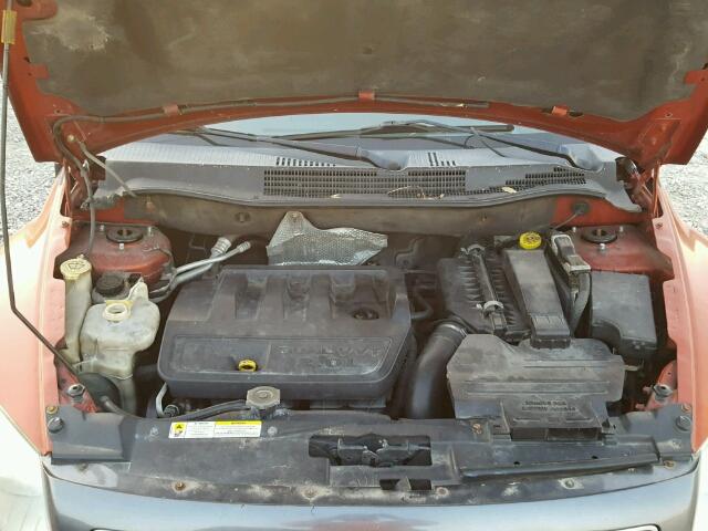 1B3HB48B67D564766 - 2007 DODGE CALIBER SX ORANGE photo 7